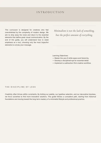 Free Minimalist eBook Template to Edit Online