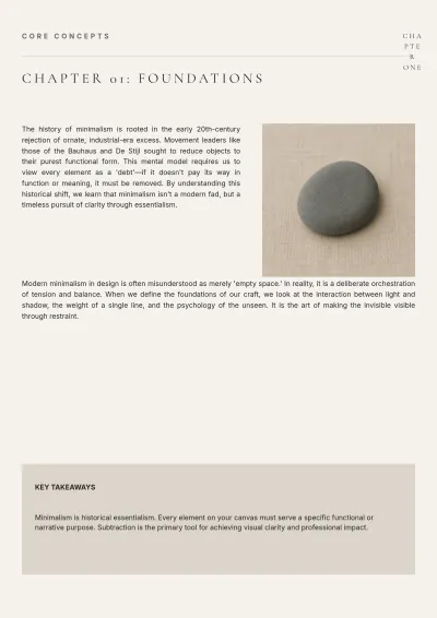 Free Minimalist eBook Template to Edit Online