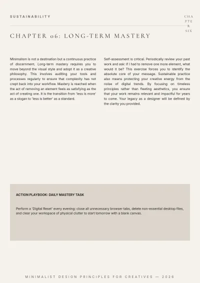 Free Minimalist eBook Template to Edit Online