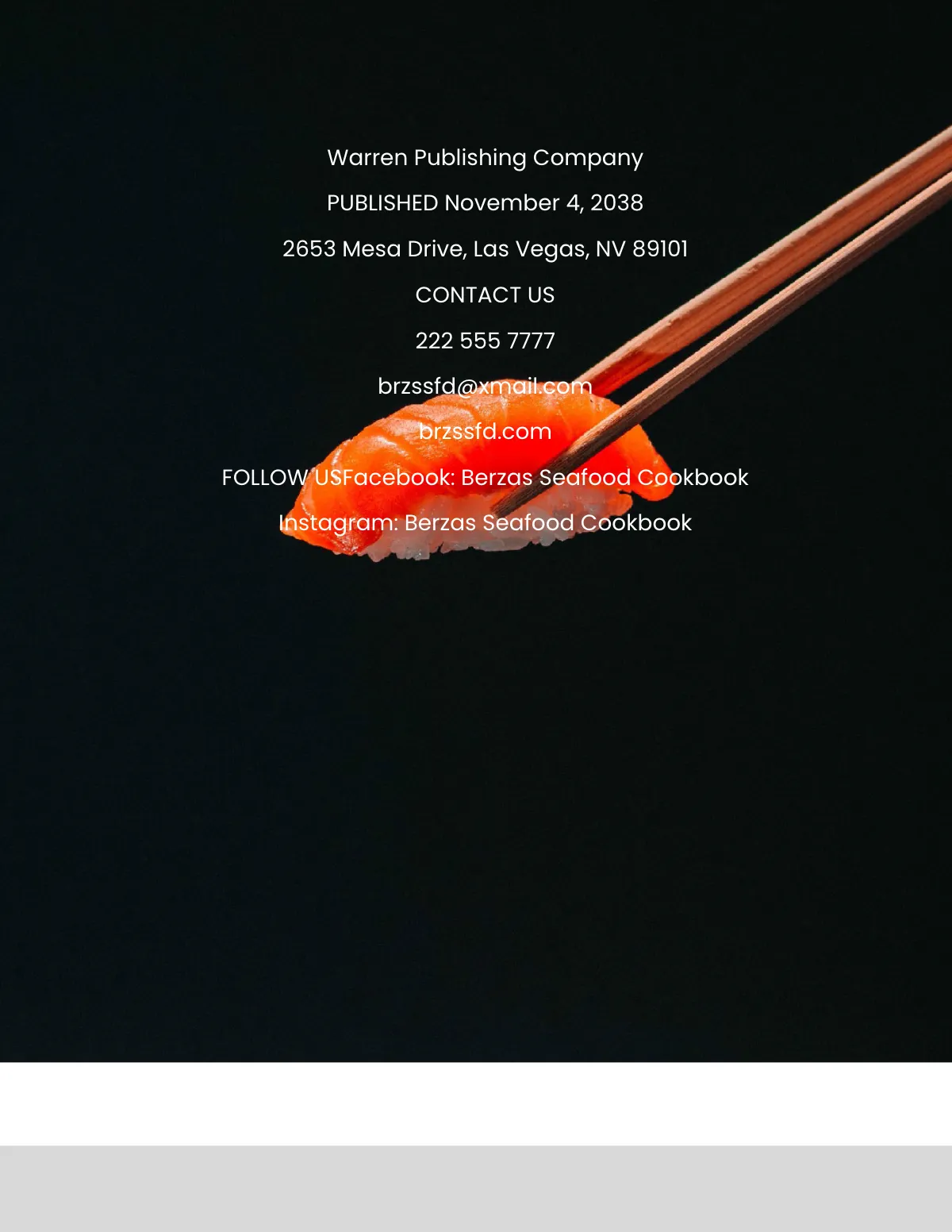 Free Modern Chef Cookbook Template to Edit Online