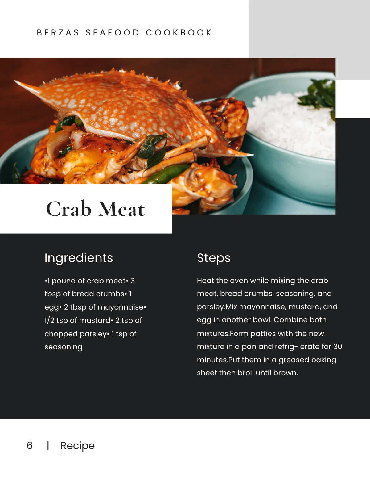 Free Modern Chef Cookbook Template to Edit Online