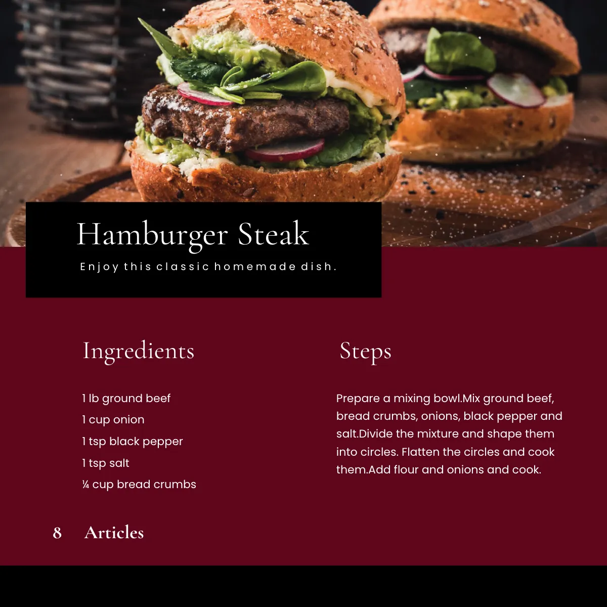 Free Square Family Cookbook Template to Edit Online