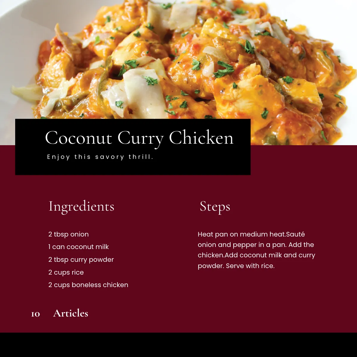 Free Square Family Cookbook Template to Edit Online