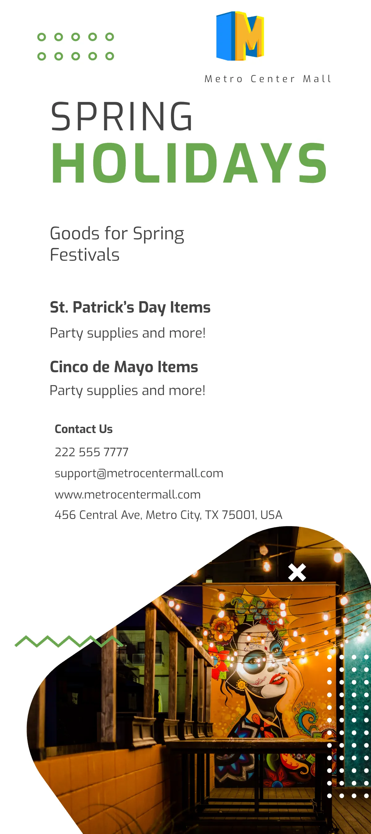 Free Spring Sale DL Card Template to Edit Online