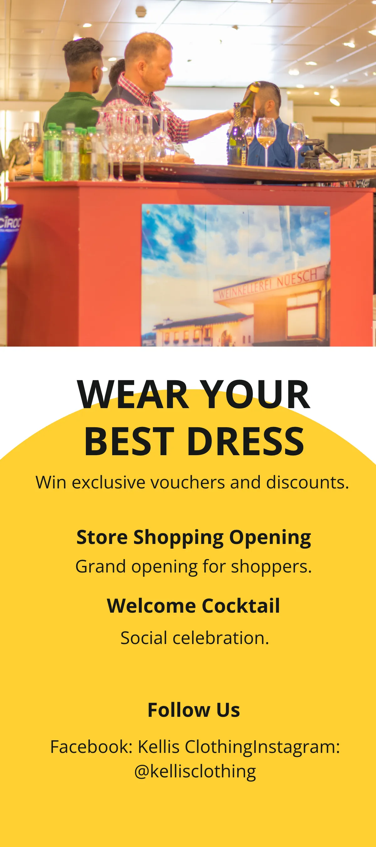 Free Grand Opening Event DL Card Template to Edit Online