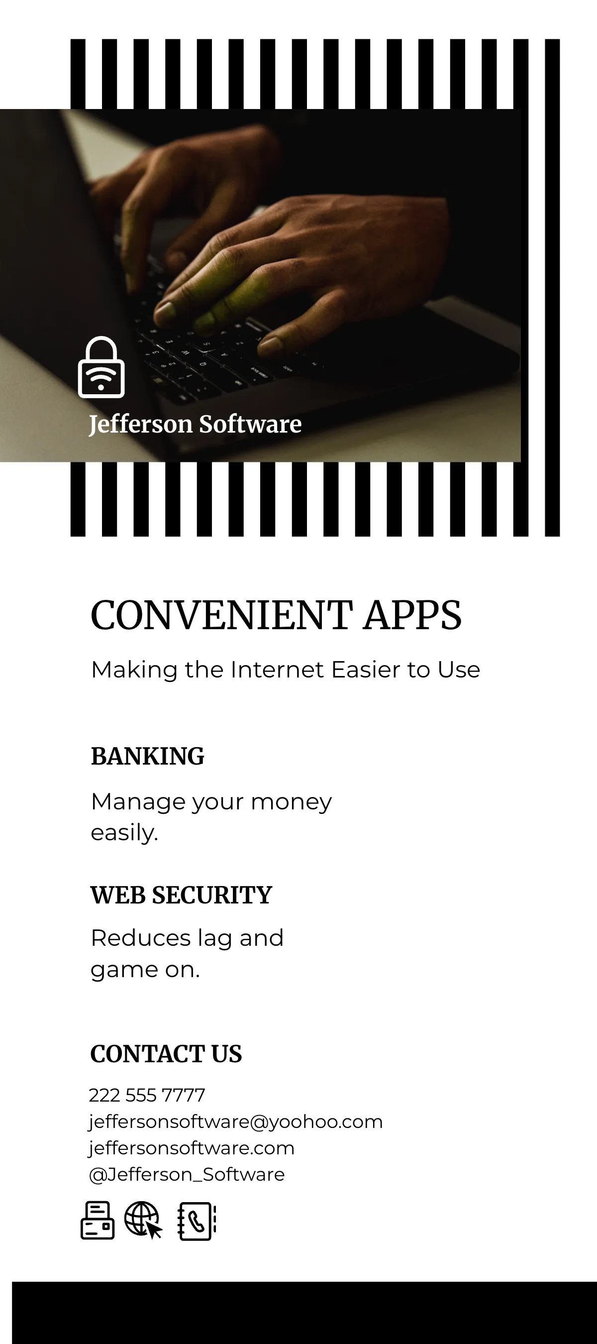 Free Cloud Technology DL Card Template to Edit Online