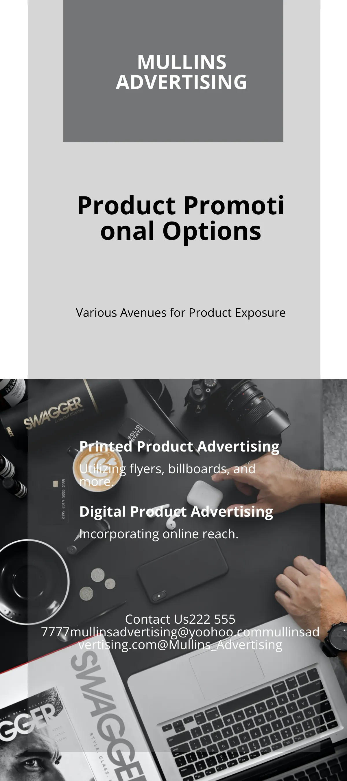 Free Product Advertising DL Card Template to Edit Online