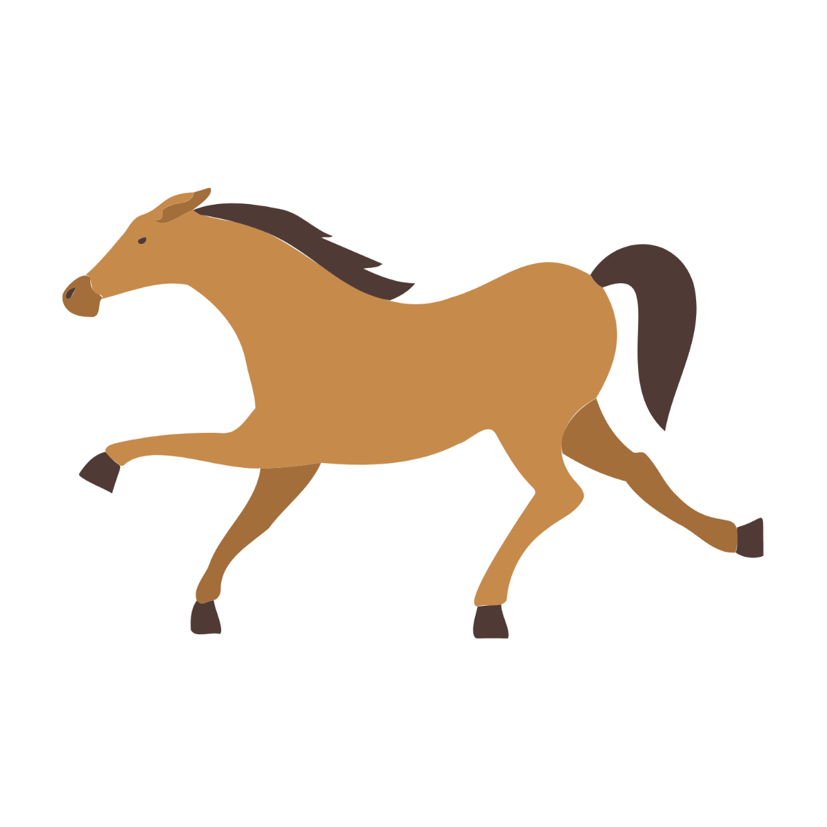 Animated Horse clipart Template