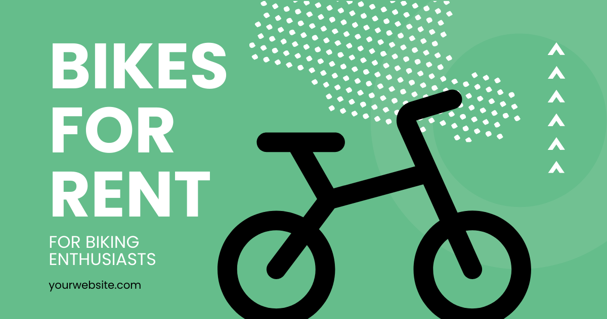 Bike Rental Facebook Post Template