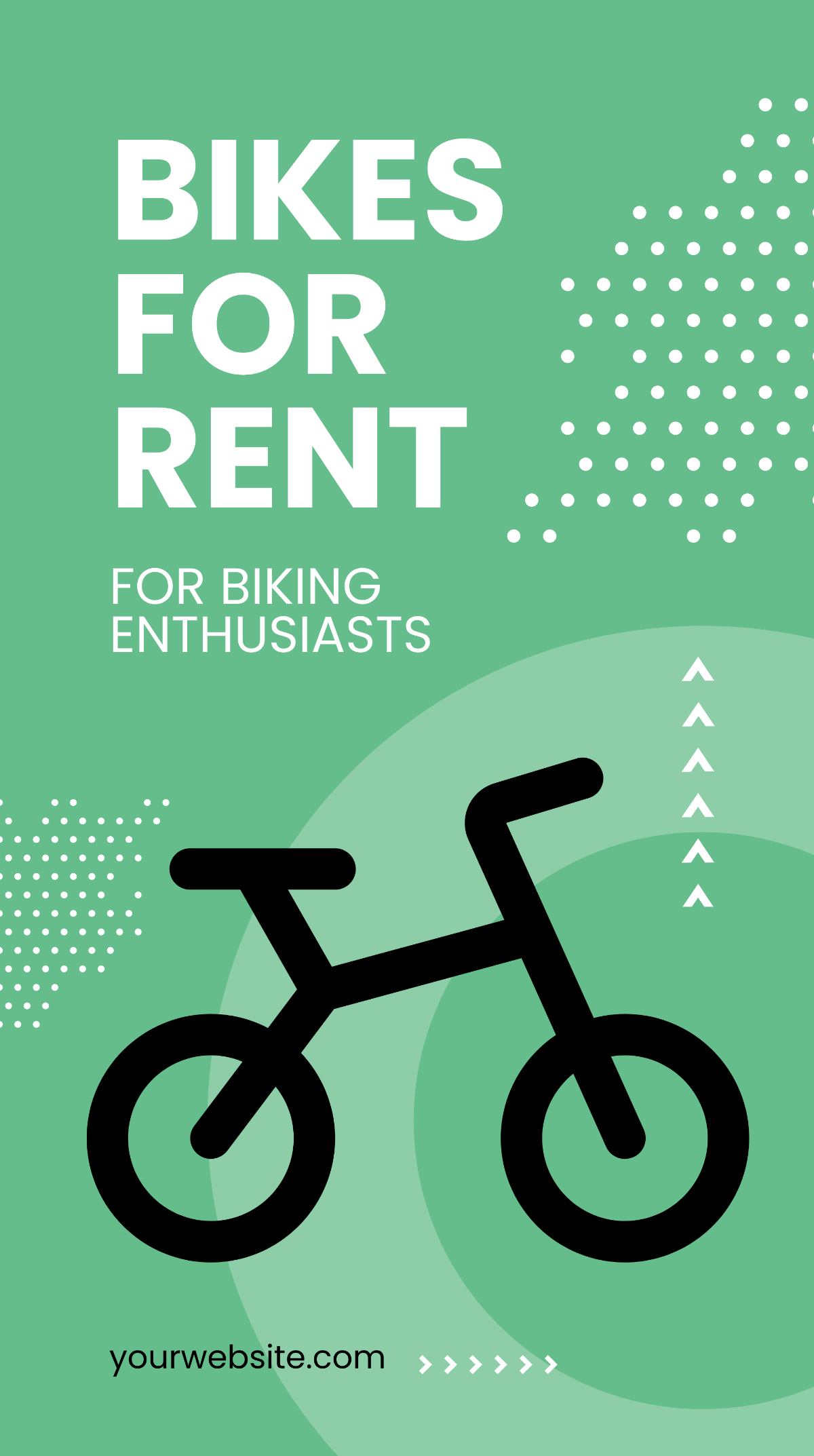 Bike Rental Whatsapp Post Template
