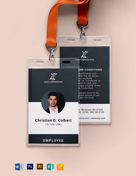 Lovely 20 Professional Id Card Format
