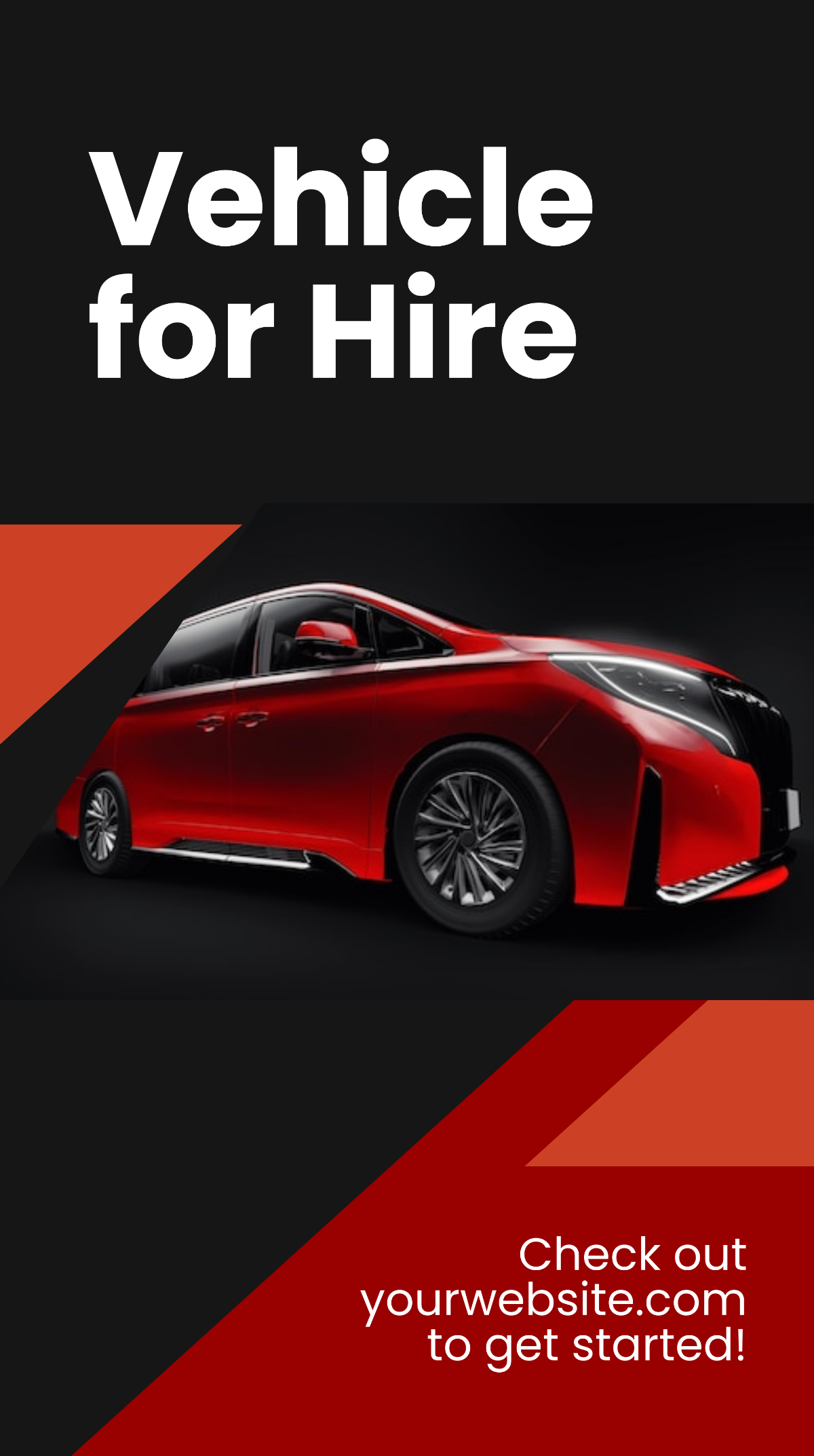 Free Vehicle Rental Instagram Story Template to Edit Online