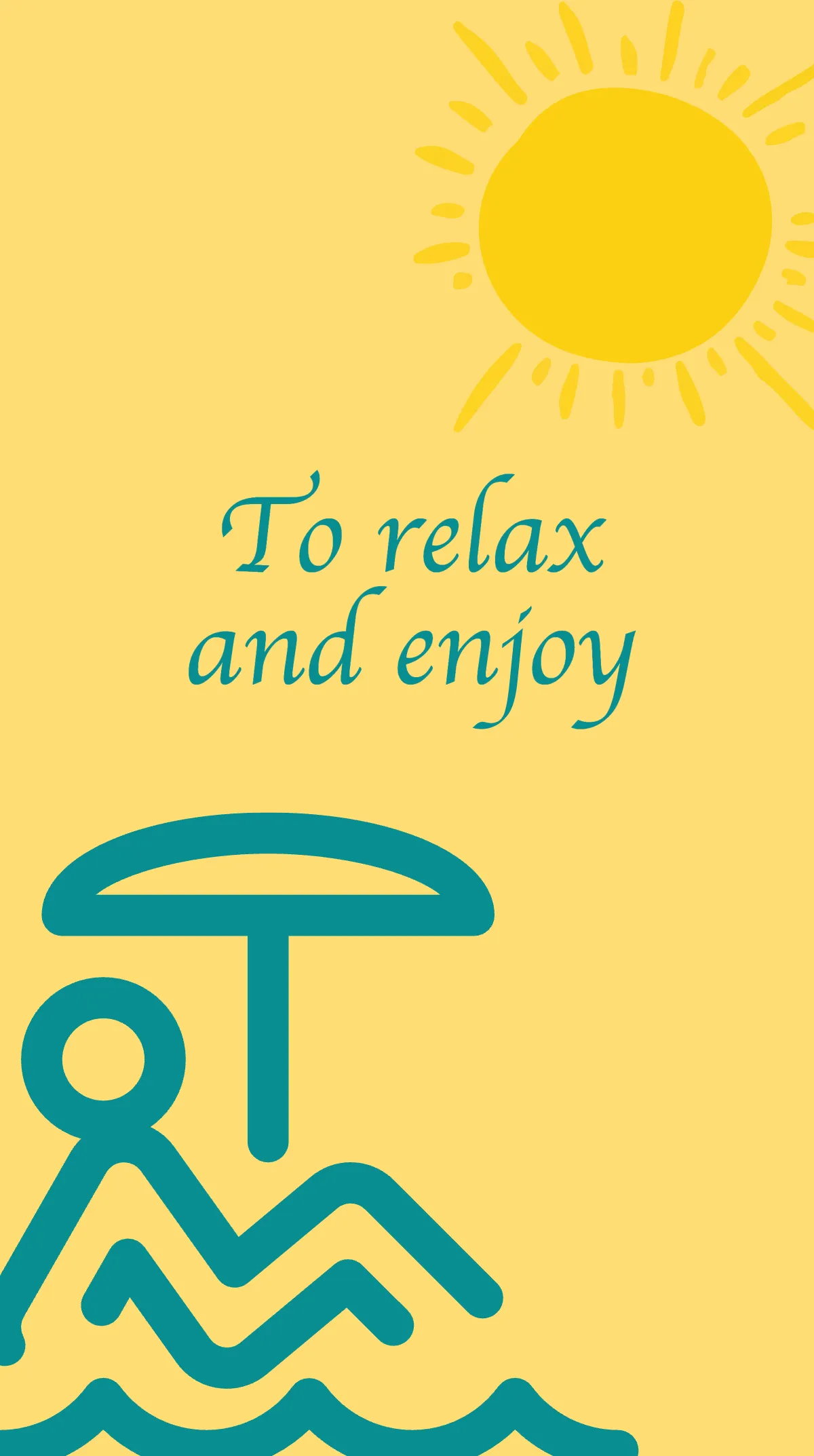 Free Beach Resort Instagram Story Template to Edit Online