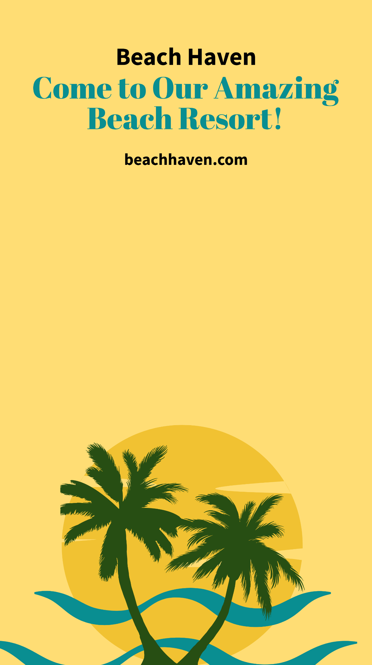 Free Beach Resort Snapchat Geofilter Template