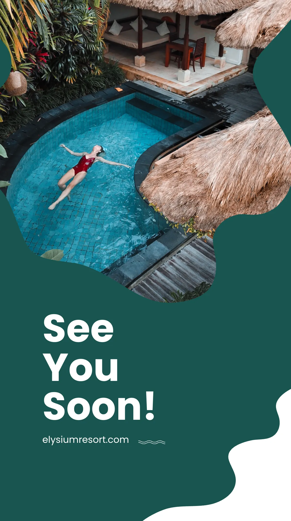 Free Resort Advertisement Instagram Story Template to Edit Online