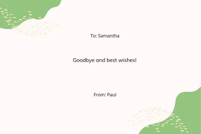 Free Personalised Good Luck Card Template to Edit Online