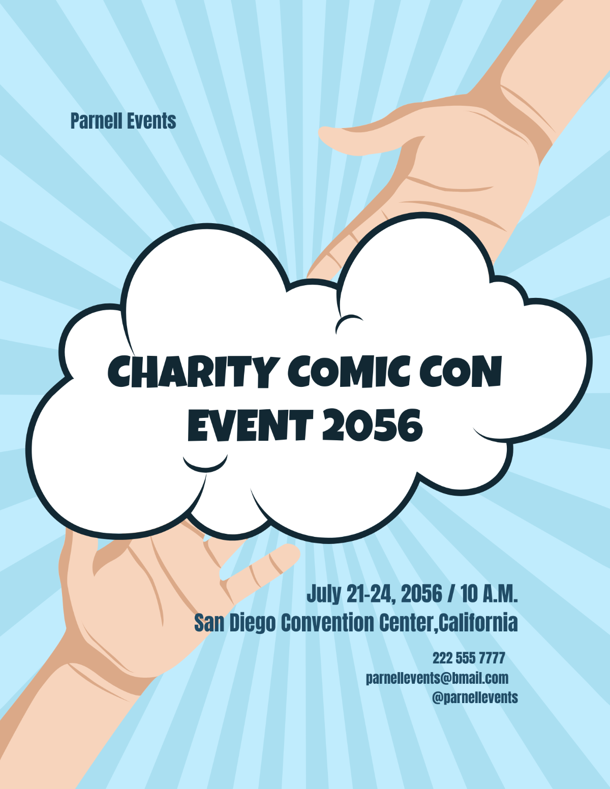 Charity Comic Con Event Flyer Template - Edit Online & Download