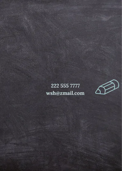 Free Welcome Back To School Card Template to Edit Online