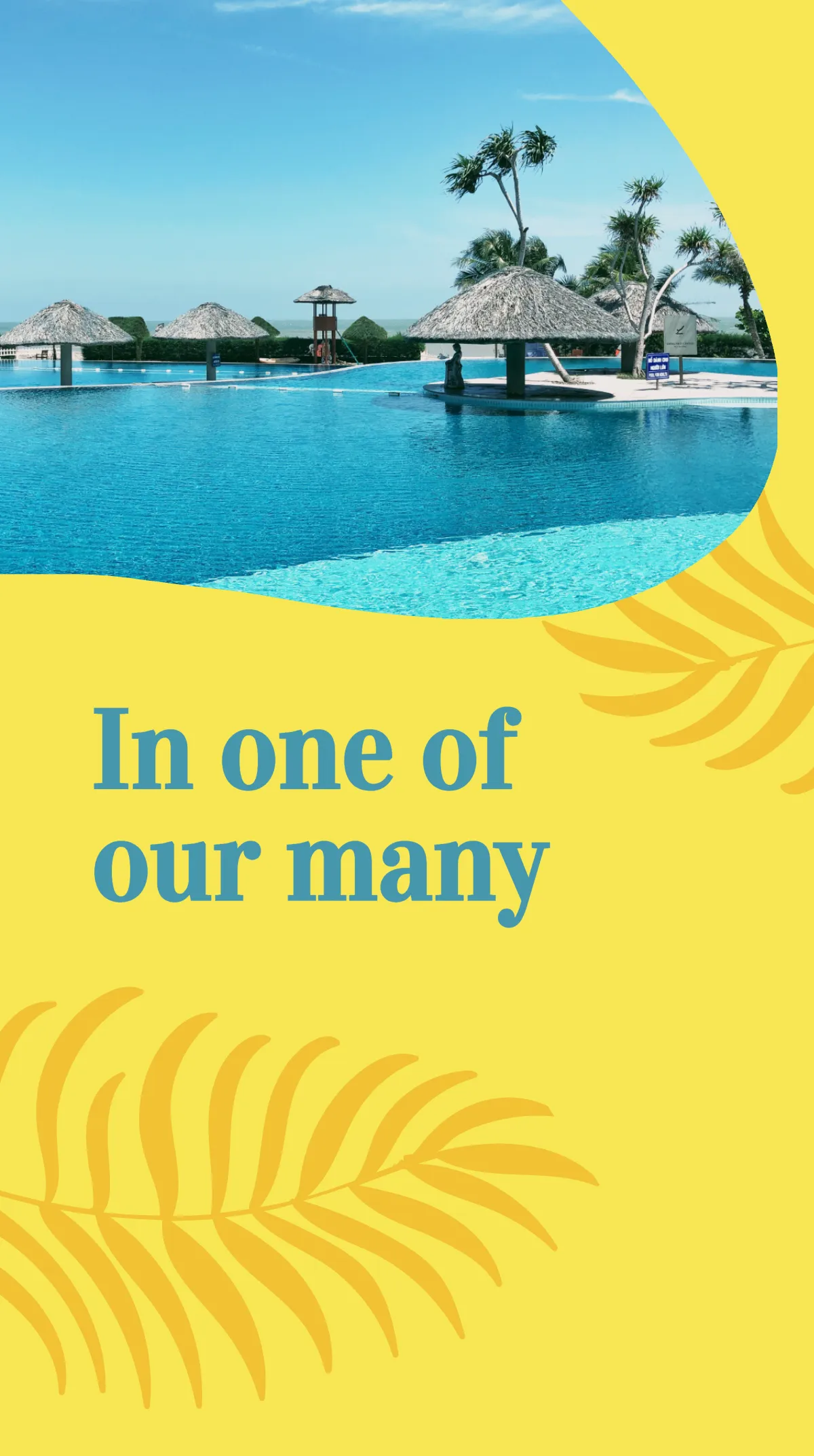 Free Summer Resort Instagram Story Template to Edit Online