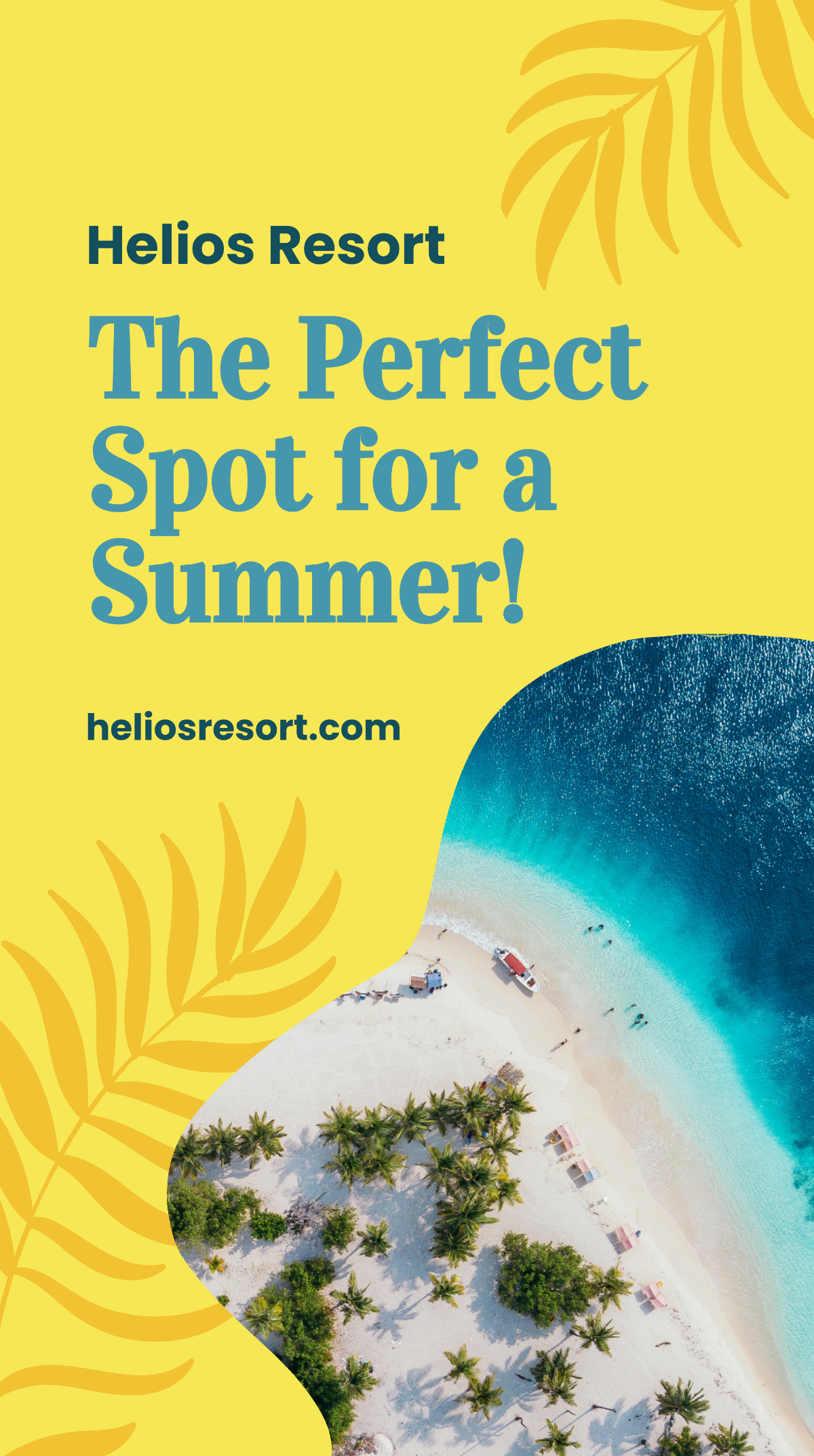 Free Summer Resort Instagram Story Template