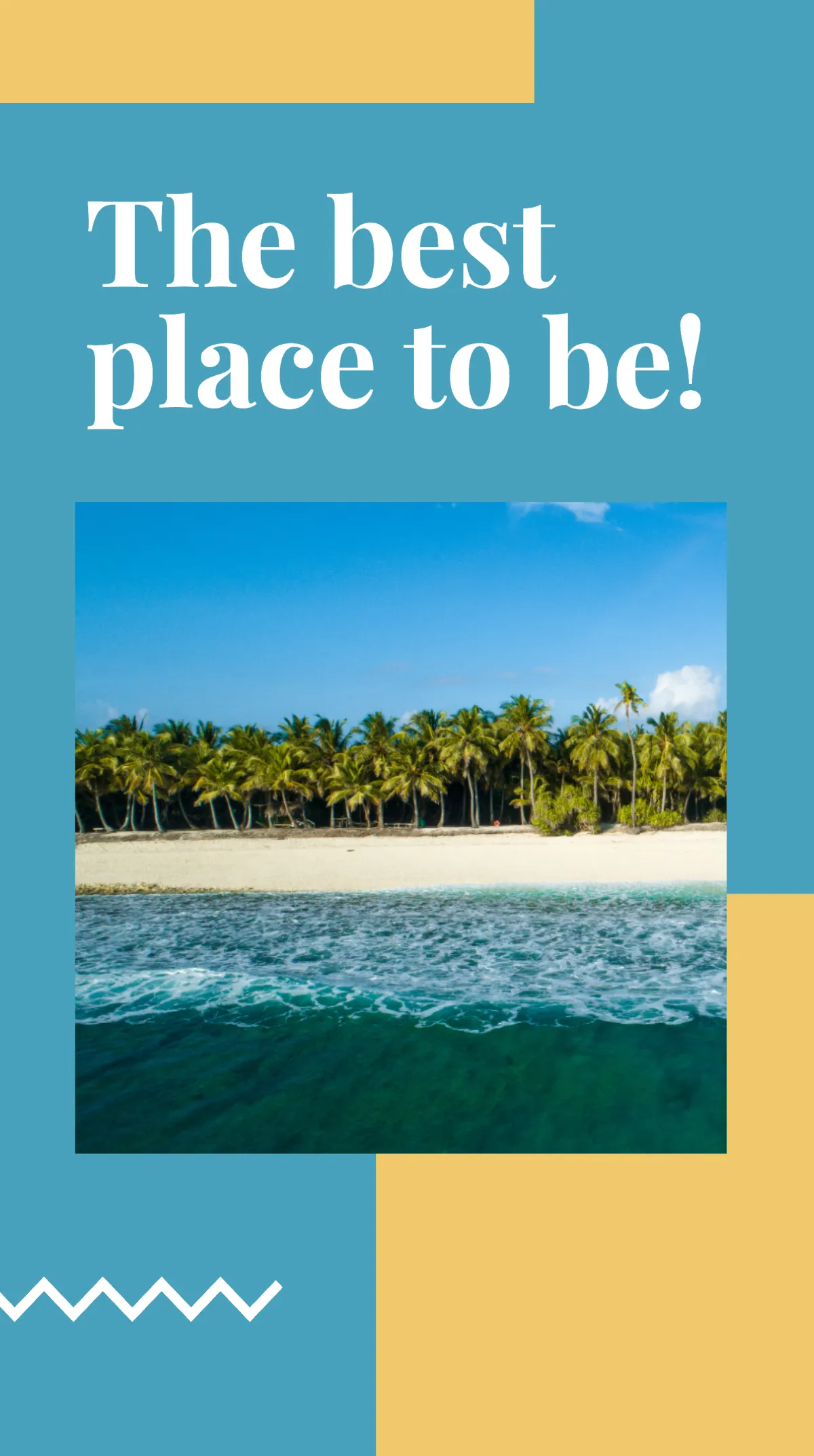 Free Modern Resort Instagram Story Template to Edit Online