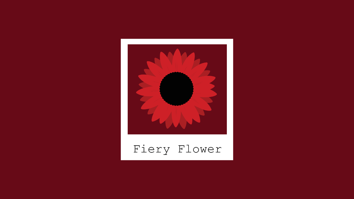Free Red Sunflower Wallpaper Template