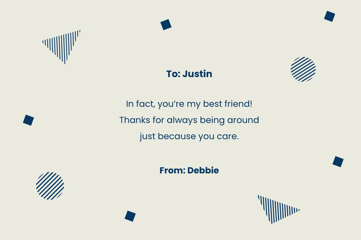 Free Modern Friendship Card Template to Edit Online