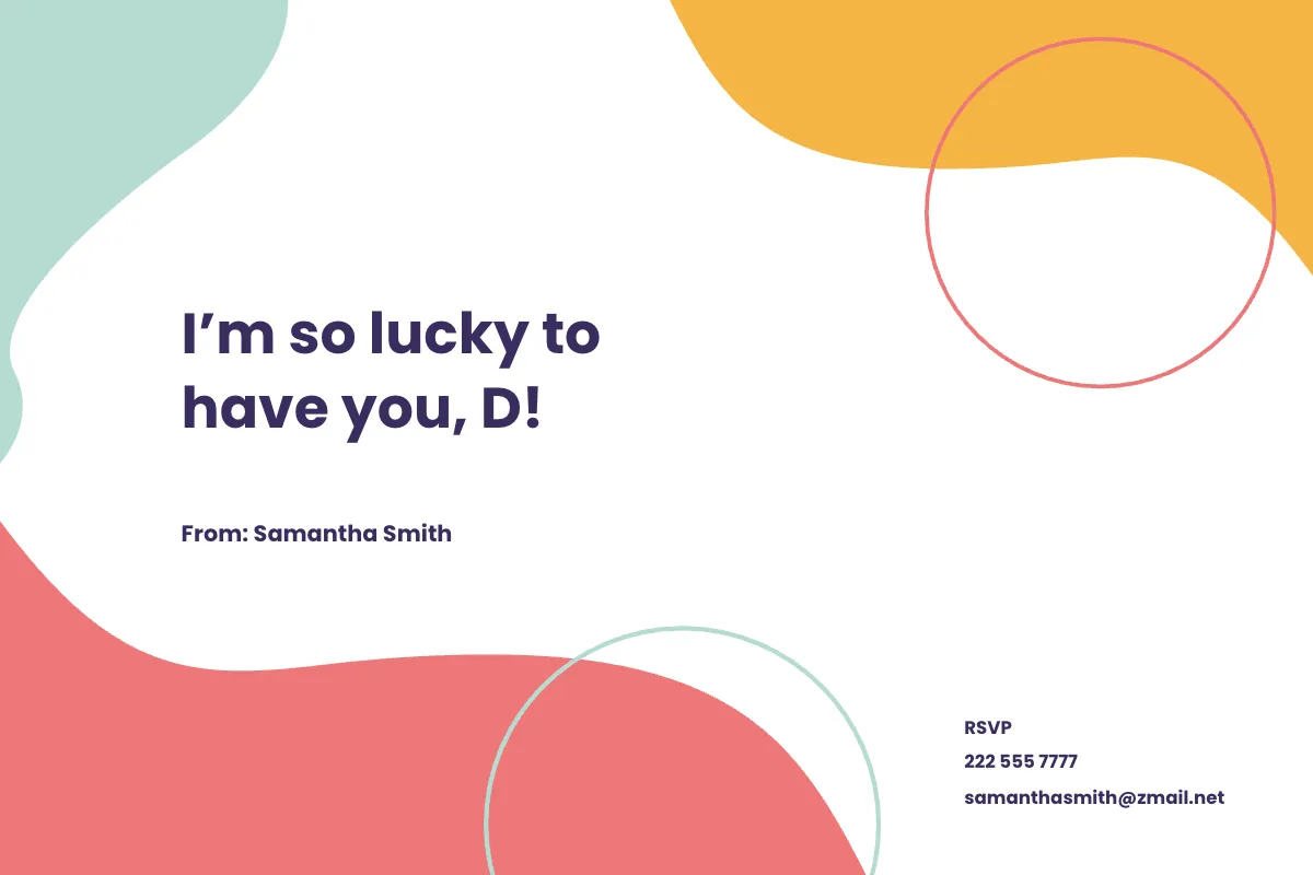 Free Personalized Friendship Card Template to Edit Online