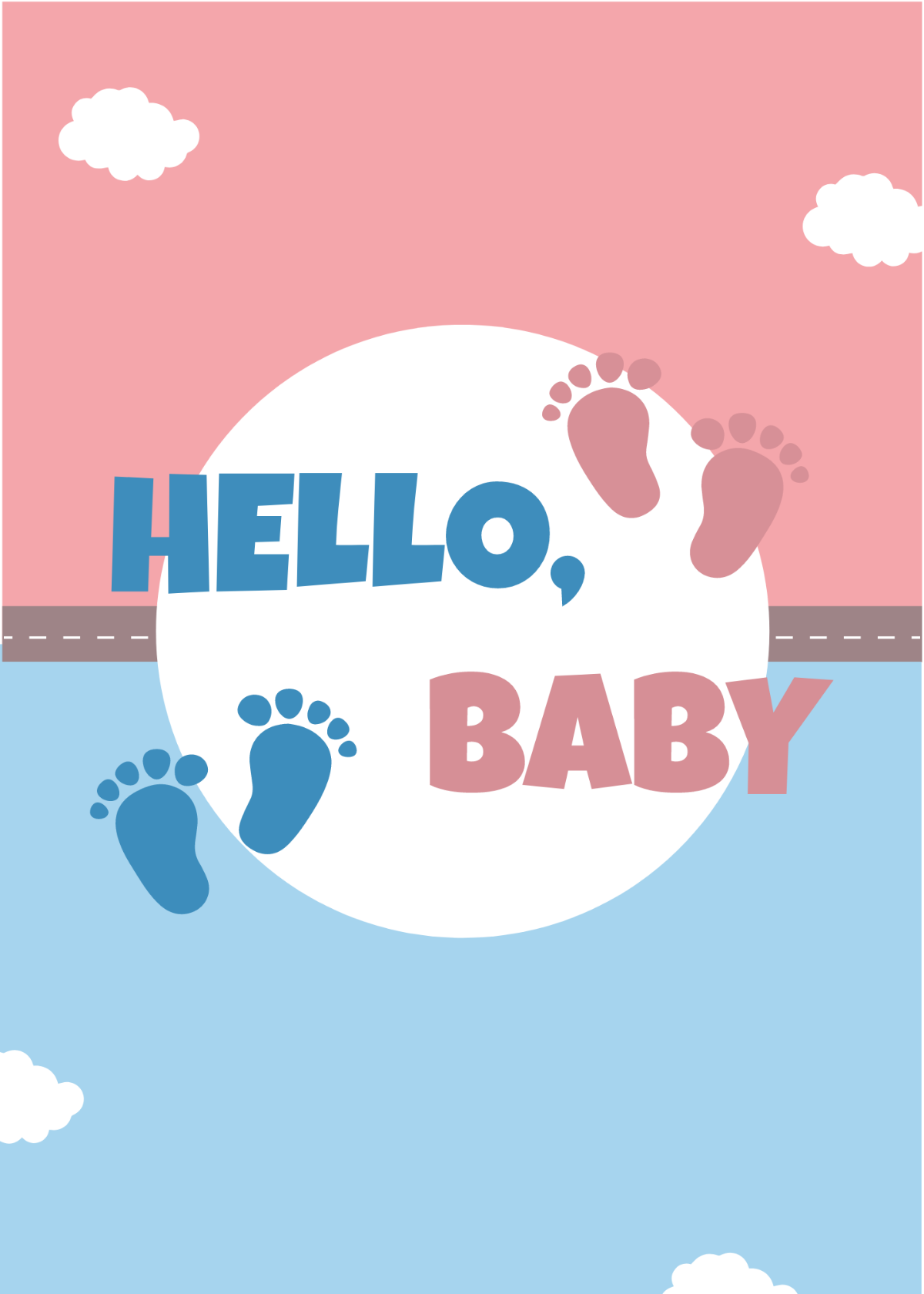 General Baby Shower Card Printable Template