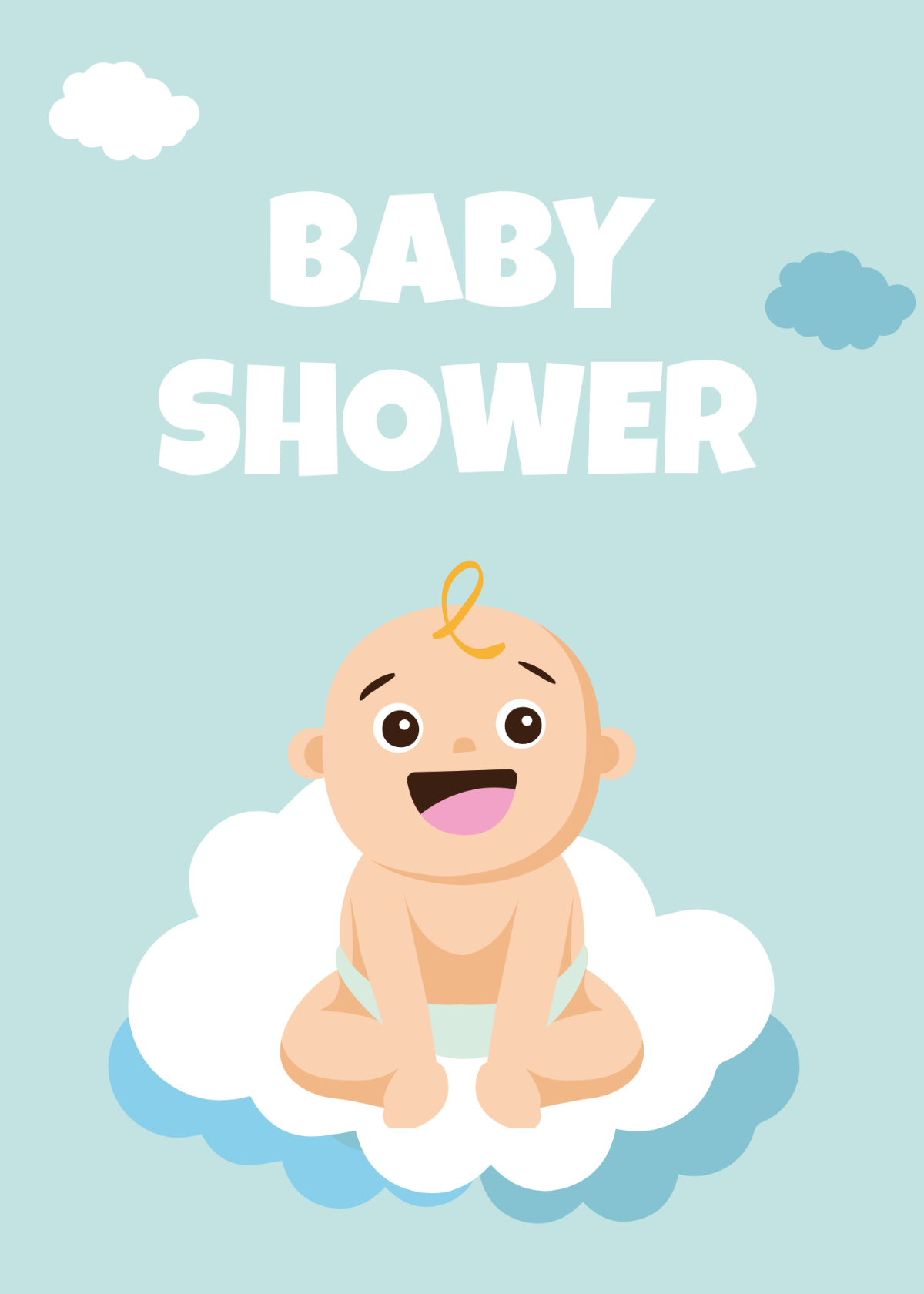 Printable Baby Shower Card Printable Template