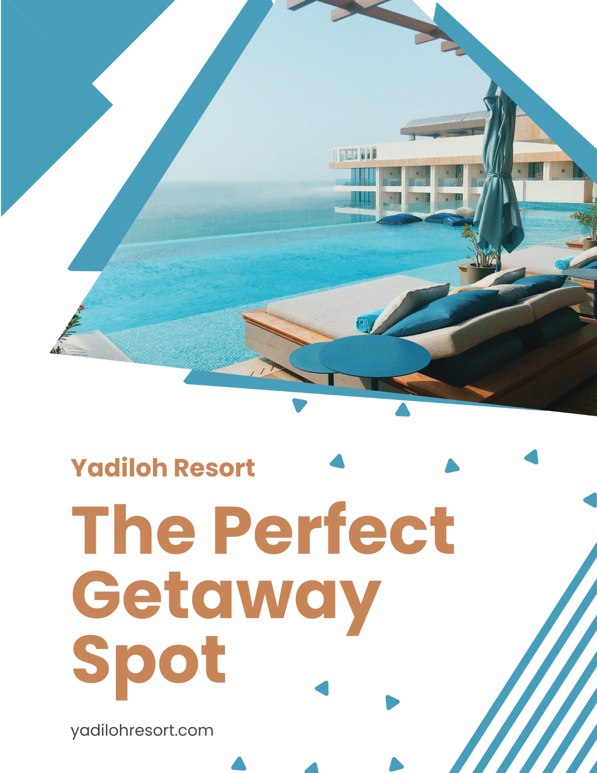 Free Holiday Resort Flyer Template