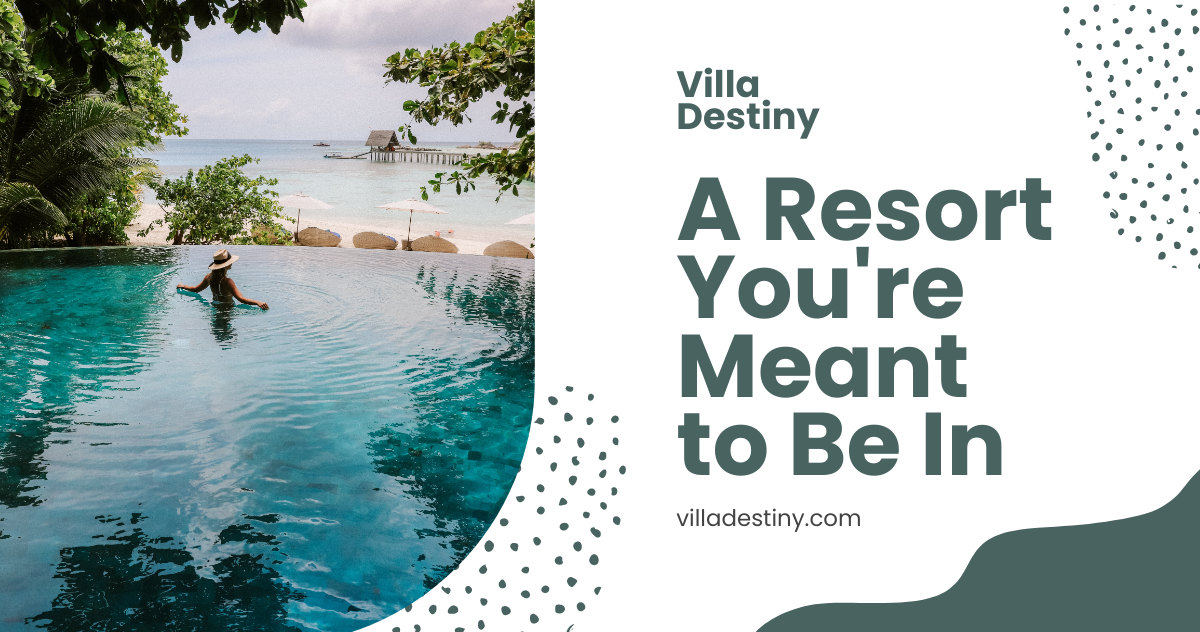 Free Villa Resort Facebook Post Template