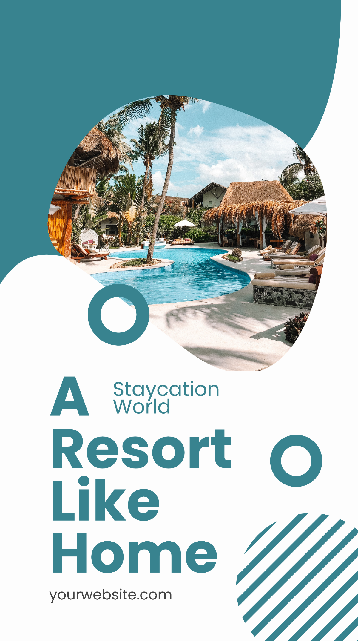 Resort Staycation Promotion Instagram Story Template