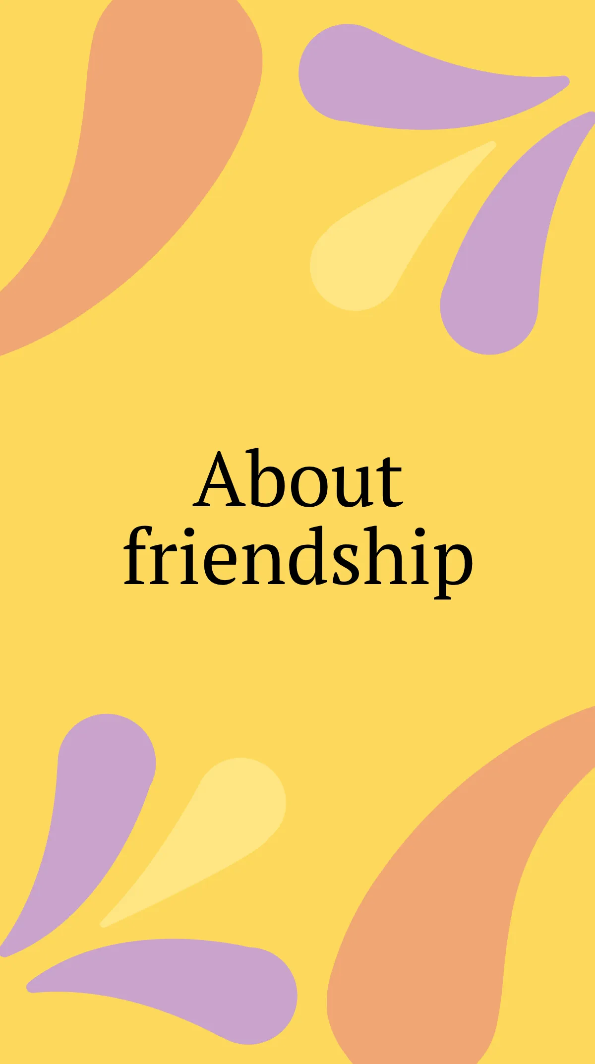 Friendship Day Quote Instagram Story Template