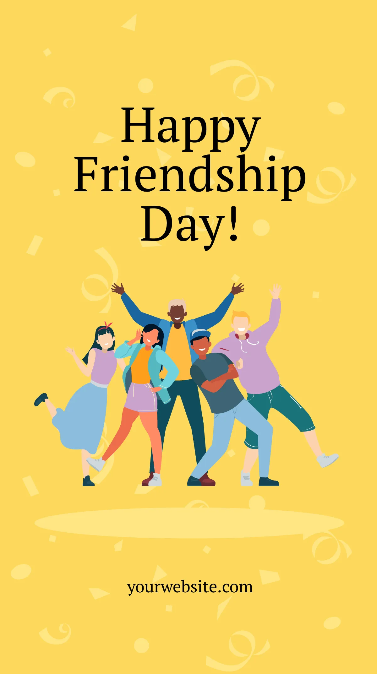 Friendship Day Quote Instagram Story Template