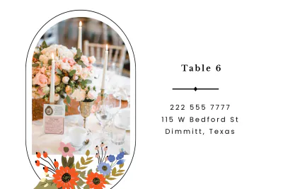 Free Small Tent Card Template to Edit Online