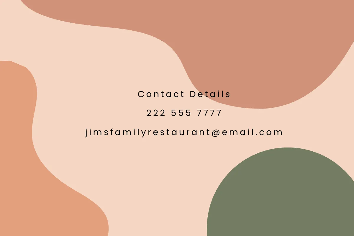 Free Food Tent Card Template to Edit Online