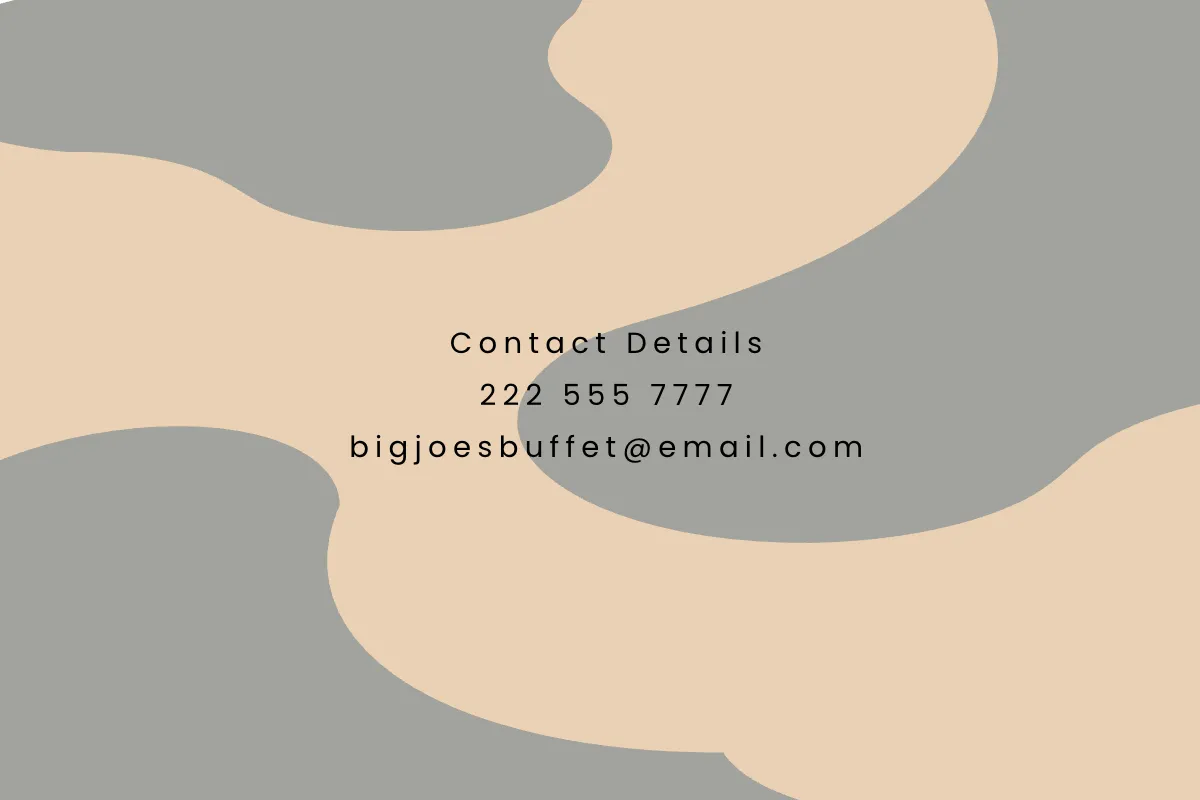 Free Buffet Tent Card Template to Edit Online