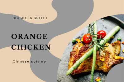 Free Buffet Tent Card Template to Edit Online