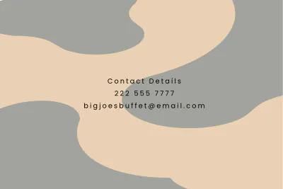 Free Buffet Tent Card Template to Edit Online