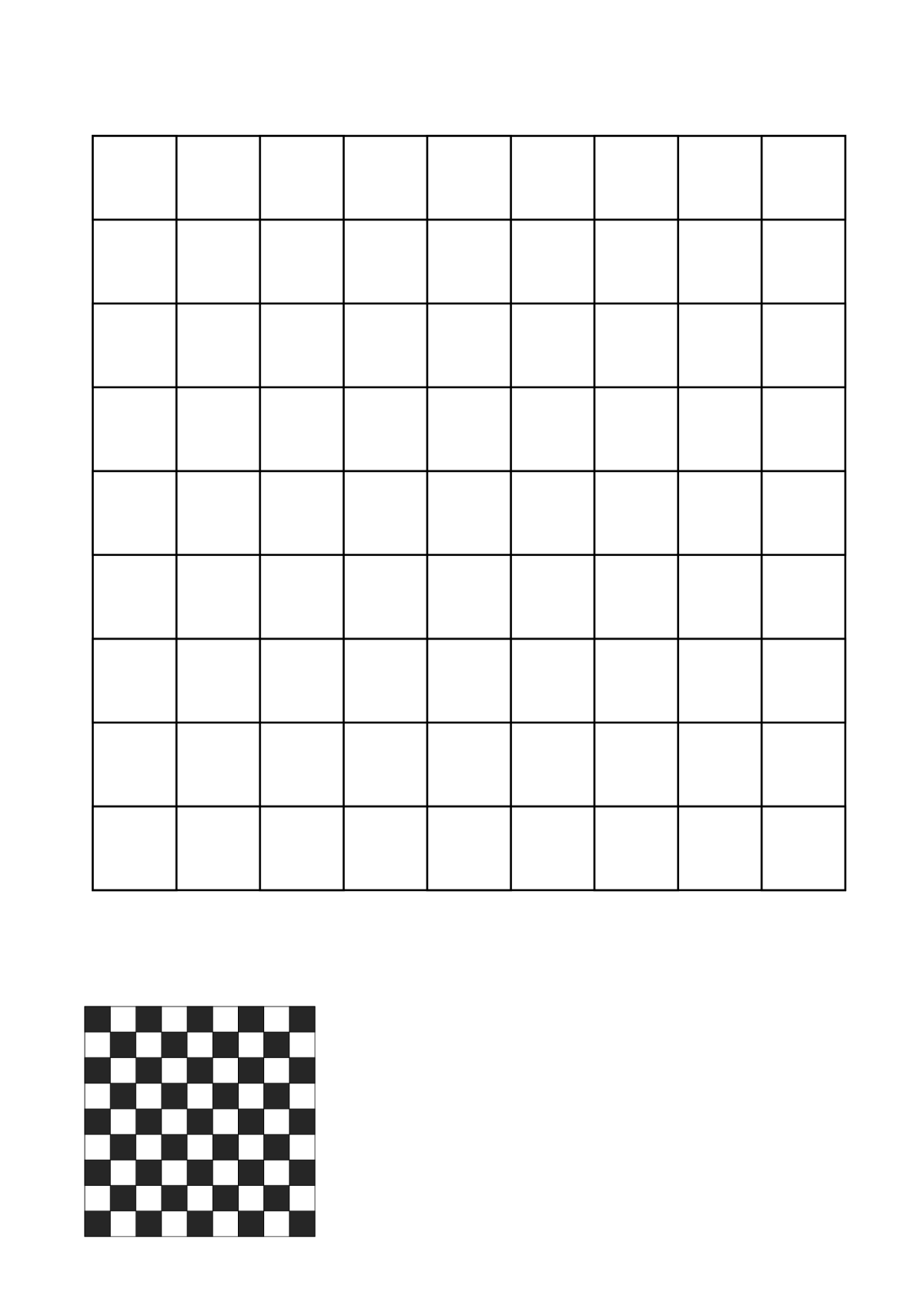 Free Seamless Checkered Flag Coloring Page Template
