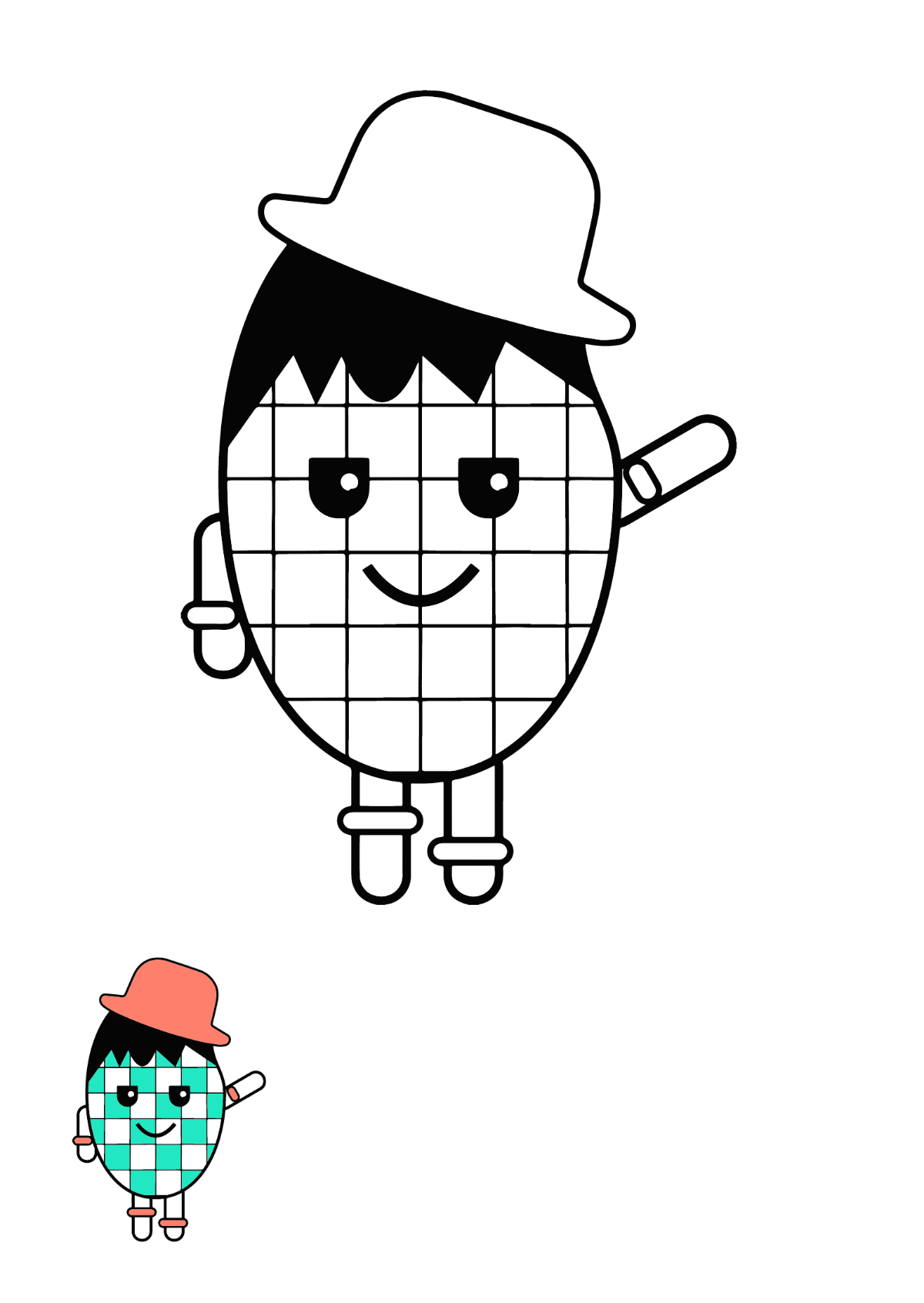 Roblox Piggy Coloring Page