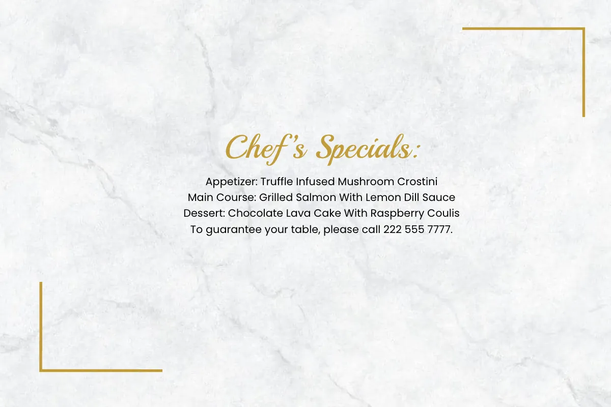 Free Tent Card Template to Edit Online