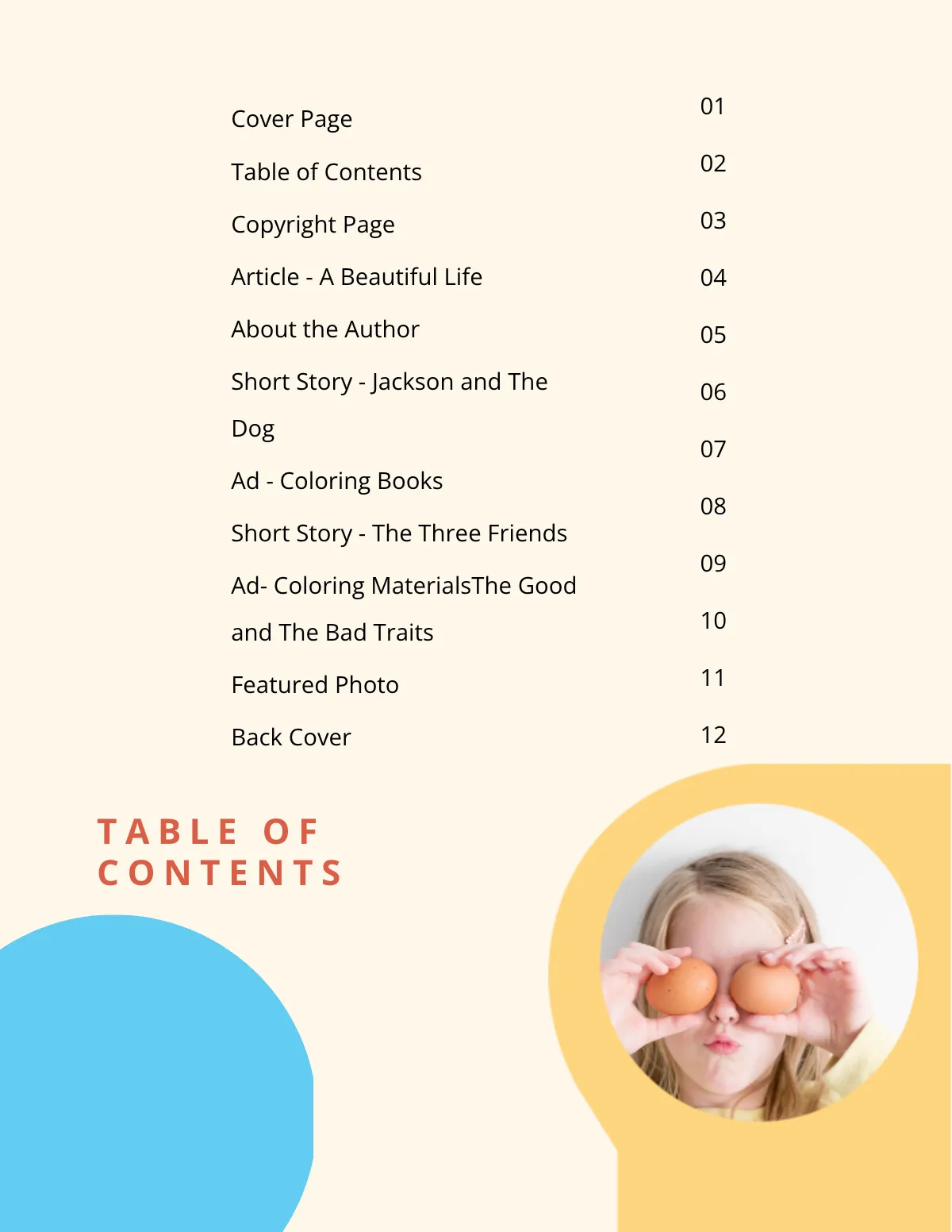 Free Children's eBook Template to Edit Online