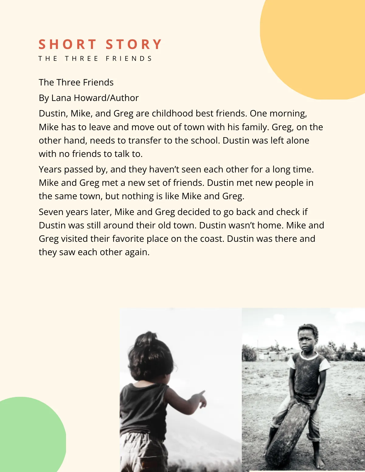 Free Children's eBook Template to Edit Online