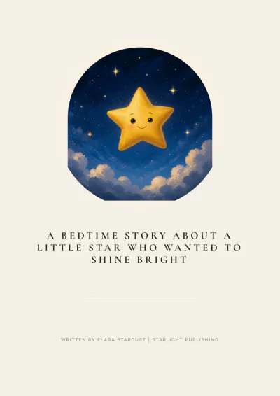 Free Children's eBook Template to Edit Online