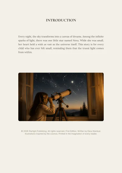 Free Children's eBook Template to Edit Online