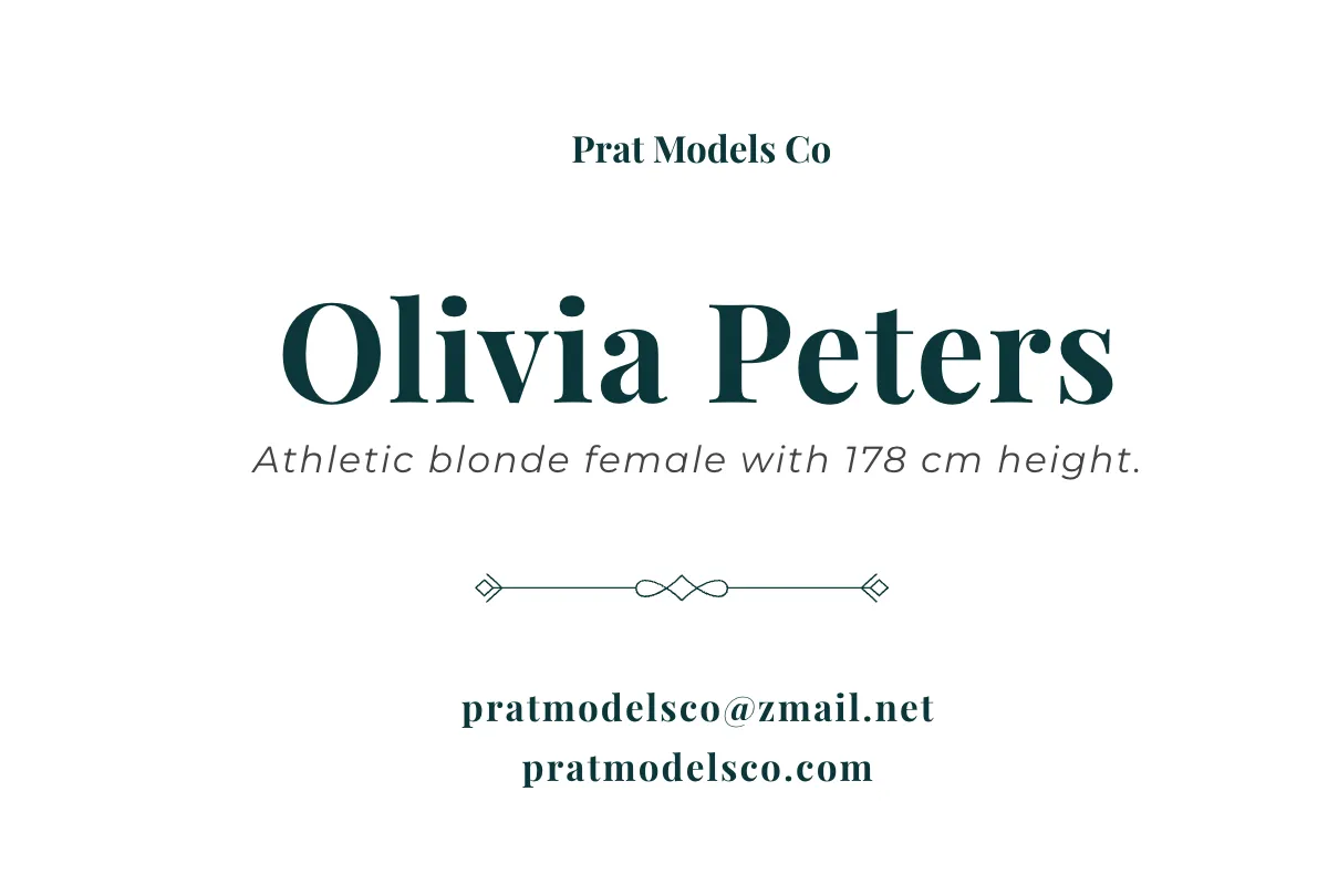 Free Professional Comp Card Template to Edit Online