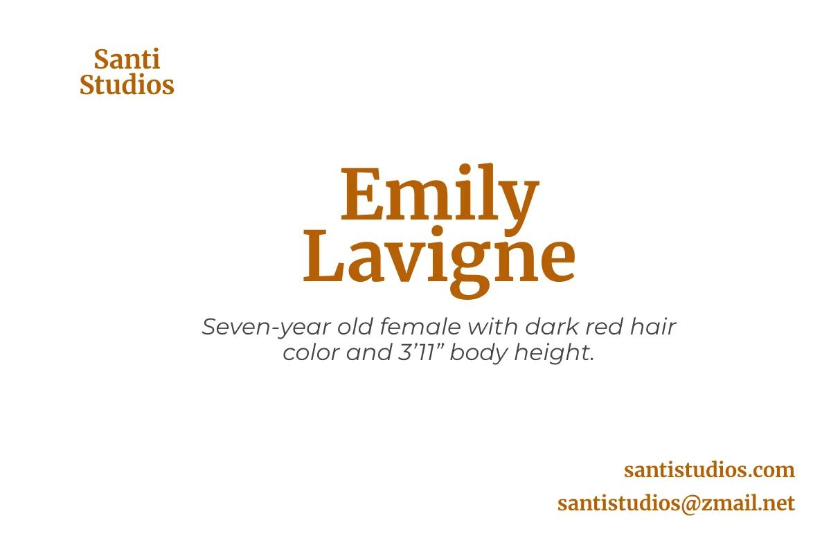 Free Kids Comp Card Template to Edit Online