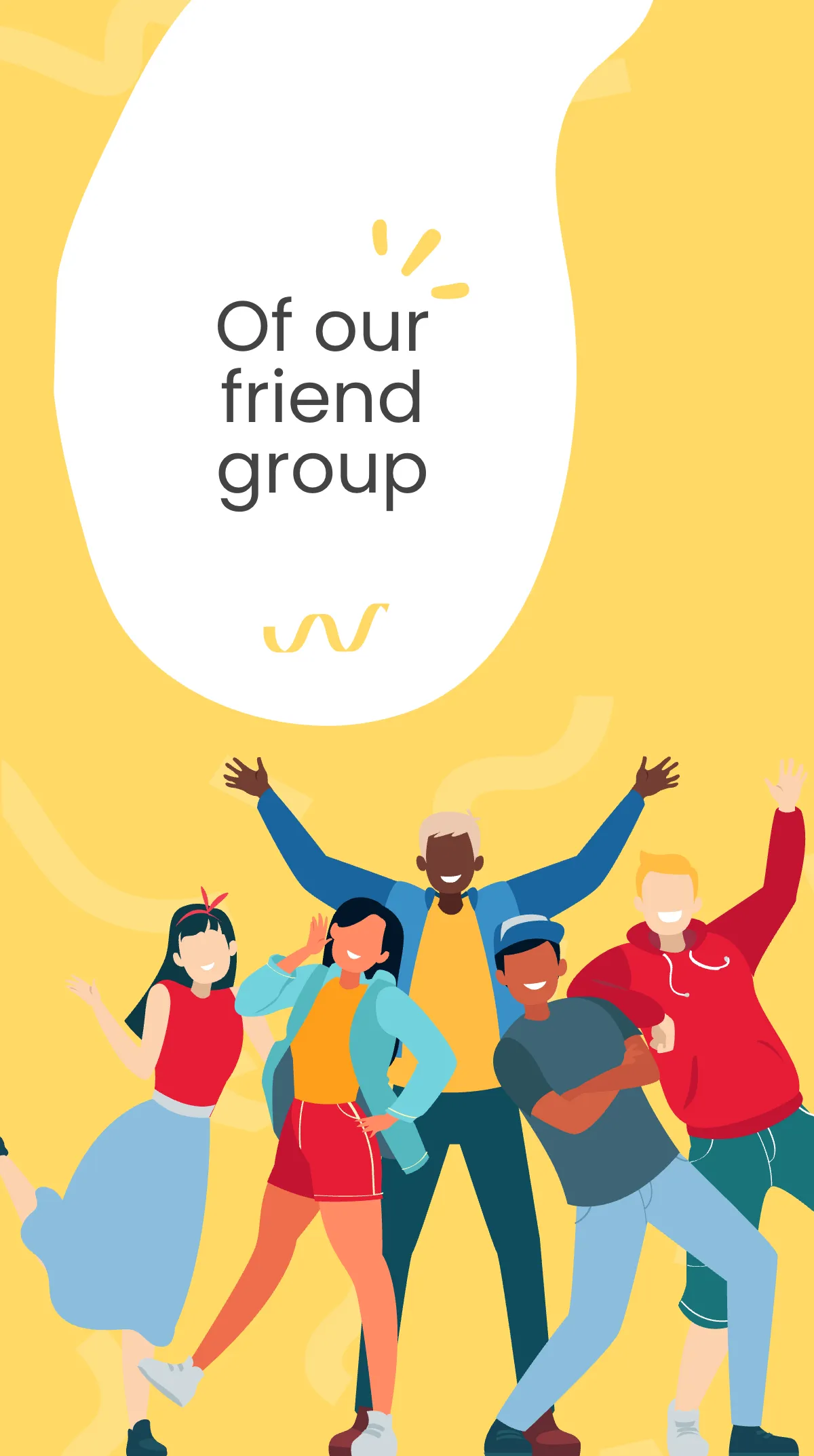 Free Friendship Day Celebration Instagram Story Template to Edit Online